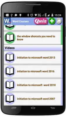 Word Courses android App screenshot 0