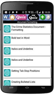 Word Courses android App screenshot 2