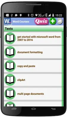 Word Courses android App screenshot 3